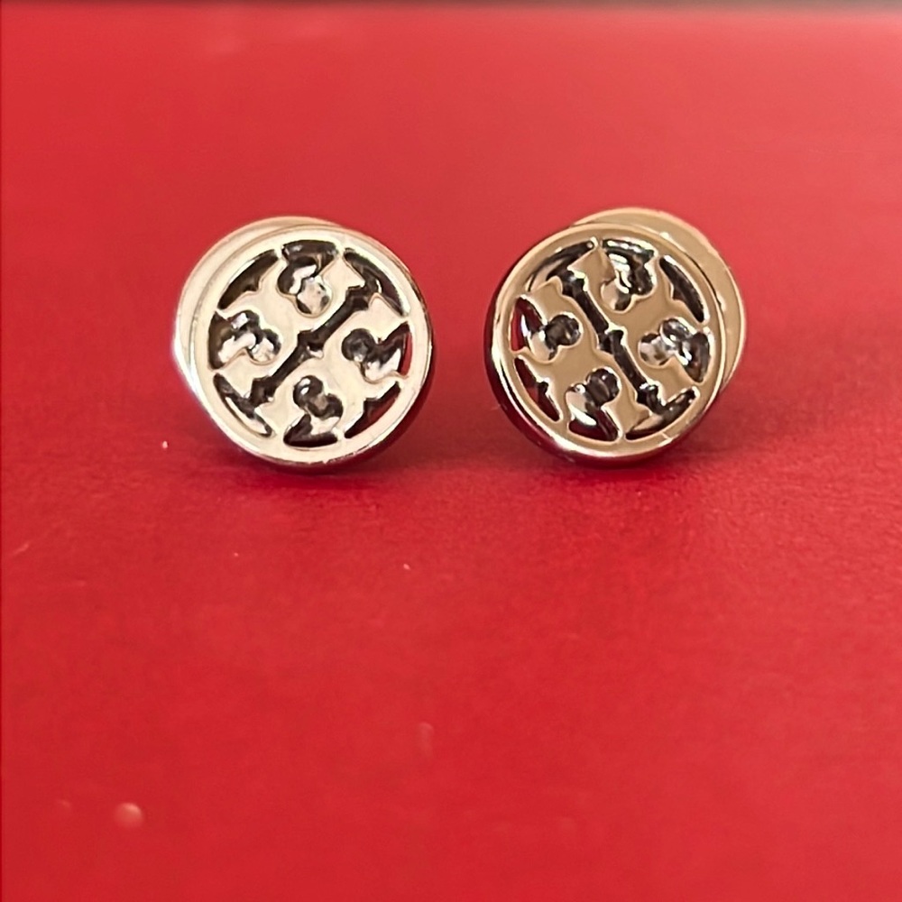 Silver Tory Burch Earrings